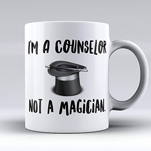 Counselor Coffee Mug - Adviser Coffee Cup - I'm a Counselor Not a Magician" - The Best Present for Any Counselor