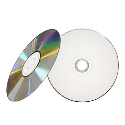 5 x Traxdata Blank Discs CD CD-R 52x Diamond Silver / White Printable in Sleeves