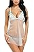 Avidlove Women Comfortable Nightwear Mesh Sexy Lingerie Lace Bridal Babydoll