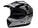 TMS Youth Kids Black Flame Dirt Bike Off-road Motocross Helmet Atv Mx (Large)