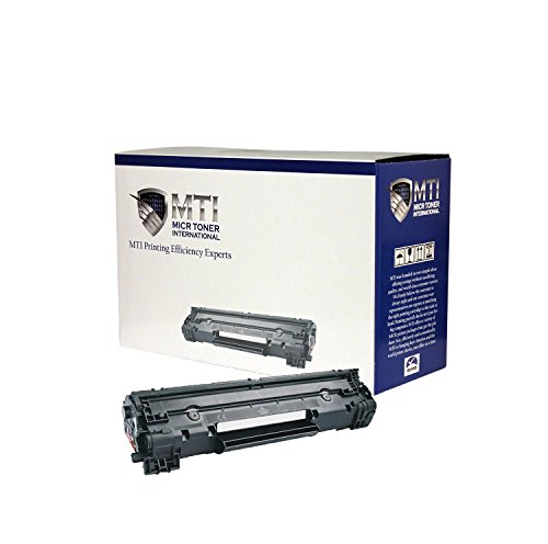 MTI MICR CE278A (HP 78A) Value Plus Compatible Toner Cartridge for Check Printing, designed for HP LaserJet Printers: P1566, P1606, P1606dn, M1536DNF (Universal Canon CRG128)