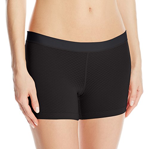 ExOfficio Women's GivenGo Sport Mesh 4'' Underwear, Black, Medium