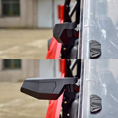 SAUTVS Adjustable Folding Side Rear View Mirrors, HighDefinition Side