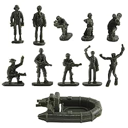 deAO Aircraft Carrier Toy Army Men with Scale Model