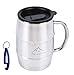 Fly Skyline Coffee Mug Double Wall Stainless Steel Insulated Coffee & Beer Barrel Shape Mugs