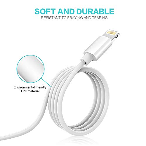 Canyso 2 Pack 6ft iPhone Charger, Lightning to USB-A Cable, USB Fast Charging Cord High Speed Data S - //medicalbooks.filipinodoctors.org