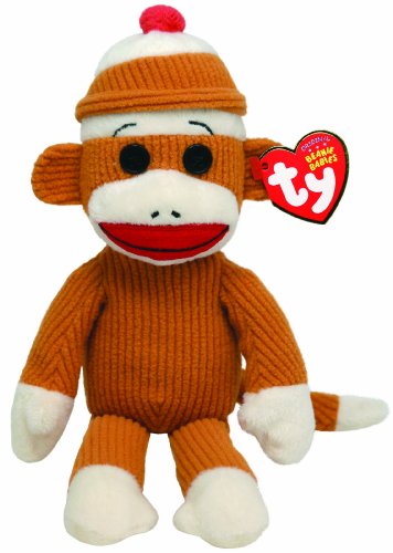 Ty Beanie Babies Socks Monkey (Tan) - //coolthings.us