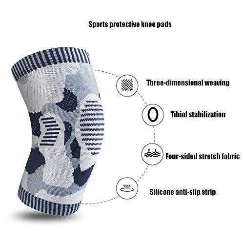 image for Sports Mens and Women Knee Pads Camouflage Breathable Legs Protective 