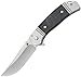 CRKT Ruger Hollow-Point Folding Pocket Knife: Retro-Styled Everyday Carry, Satin Blade, IKBS Ball Bearing Pivot, Frame Lock, Steel Handle with Textured Inserts, Reversible Pocket Clip R2302