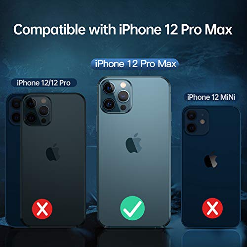 CASEKOO Shatterproof Compatible with iPhone 12 Pro Max Screen Protector
