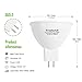 Kakanuo MR16 LED Bulb 5.5W Replace 55 Watts Halogen MR16 LED Spotlight AC/DC12V Warm White 3000K GU5.3 Bin Pin Base Recessed Light Track Light 450LM Non-dimmable (Pack of 6)