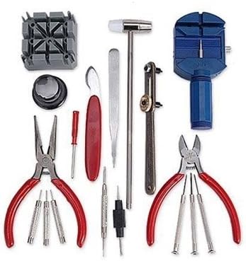 New 18In1 Watch Repair Tool Set Screwdrivers Case Opener