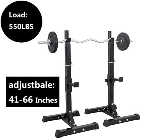 Pair-of-Adjustable-Rack-Sturdy-Steel-Squat-Barbell-Bench-Press-Stands-GYM-HOME Pair-of-Adjustable-Rack-Sturdy-Steel-Squat-Barbell-Bench-Press-Stands-GYM-HOME Pair-of-Adjustable-Rack-Sturdy-Steel-Sq