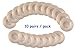 10 Pairs Womens Adhesive Nipple Covers Disposable Breast Petal Pads Patches (Rounded Satin)