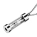 AMIST Hourglass Blood Vial Necklace Kit Cremation Jewelry for Ashes Necklace Glass Vial Pendant Urn Necklace