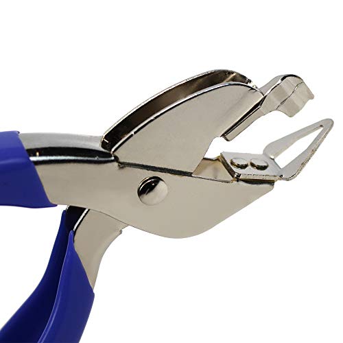 Staple removers Staple Pull Office Staple Removal Tool Hand-held Comfort and Energy Saving, no Damage to Paper for Office(Pink and Blue)