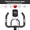 AJUMKER Indoor Exercise Bike Spinning Bike Adjustable Handlebars&Seat Gym Home Workout All-inclusive Fitness Bicycle Stationary Heart Rate Function LCD Display 330lbs Affordability (UK Stock)
