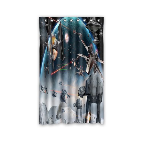 Scottshop Custom Star Wars Window Curtain Thermal Insulated Blackout Window Curtains Drapery/Panels/Treatment Polyester Fabric 52" x 84" Inch
