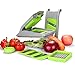 FITNATE Update version 13 in 1 Vegetable&Food Chopper Slicer Dicer, Onion Chopper, Vegetable Spiralizer Mandoline Slicer Dicer Pro, Veggie Shredder Cutter, with Brush &Organizer Bag, Dishwasher Safe