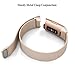 SWEES Metal Bands Compatible Fitbit Charge 3 and Charge 3 SE, Milanese Stainless Steel Magnetic Replacement Small & Large (5.5