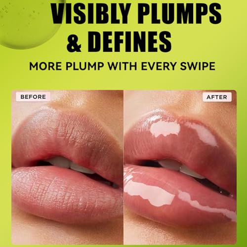 VolksRose 4pcs Lip Gloss Oil Set, Hydrating Lip Glow Oil Lip Gloss, Lipgloss Lipoil Set for Women Girls Teens, Tinted Plumping Lip Gloss Packs, Fat Lip Oil Lip Balm for Dry Lips Nourishing