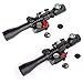 GOHIKING Tactical 3-9x40mm Illuminated Rifle Scope with Red Sight and Red Dot Sight of Red/Green Reticle Mount