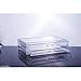 Unique Home Acrylic Jewelry & Cosmetic Storage Makeup Organizer, Large, 2 Piece