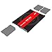 Kiorafoto KHD-SD4 Easy Carry 4 Slots Slim Credit Card Size Lightweight Portable SD Memory Card Case Storage Keeper Holder Protector for 4 SD SDHC SDXC Cards
