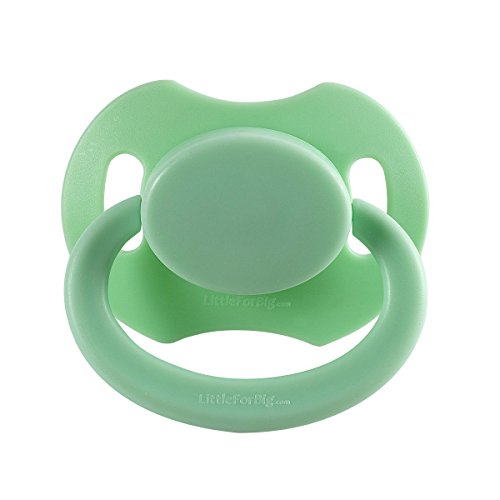 Littleforbig Bigshield GEN 2 Adult Sized Pacifier Dummy Bigshield 3 PACI PACK - Black,White,Green