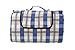 ALLWA Extra Large 69x79 Inch Classic Plaid 2nd Generation Picnic Outdoor Blanket Mat - Fold with Waterproof Backing for Beach