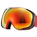 Gonex Polarized Ski Goggles Anti-Fog Anti-Glare Snow Goggle UV400 Protection with Oversized Double Spherical Lens for Men Women Youth+ Goggle Case