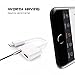 2 in 1 Lightning to 3.5mm Audio Adapter, Headphone Jack Adapter for iPhone 7/7 Plus[supports IOS 10.3.2 or later], Charge & Listen at the same time
