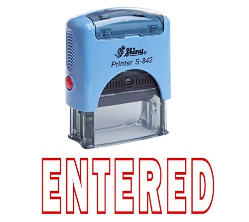 Printtoo Entered Self Inking Rubber Stamp Office Stationery Custom Shiny Stamp