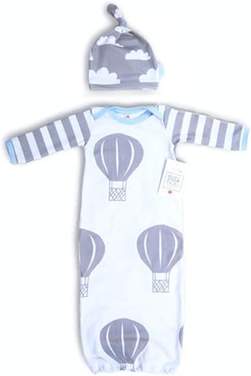 newborn sleeper and hat set