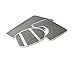 HUGSIDEA Sunflower Pattern 3 Piece Non-slip Bathroom Rug Set Bath Mat + Contour Rug + Toilet Lid Cover