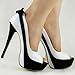 Show Story Sexy Two Tone Peeptoe Bow Stiletto Platform High Heels Pumps,LF40501