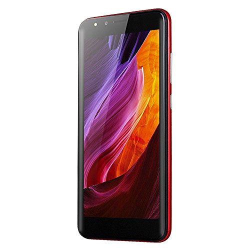 5.5'' Inch - Unlocked Ultrathin Android 6.0 Octa-Core 512MB+4GB GSM 3G WiFi Dual Smartphone Cellphone (Red)