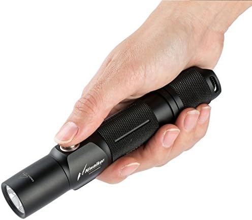 Niwalker Tactical Portable LED Flashlight Handheld Rechargeable High Lumen with Strobe IPX7 Waterproof Pocket Flashlight