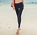 Lynddora Women's Active Fitness Leggings Running Tights Yoga Pants Swim Bottom UV Sun Protection (US S/Tag M) Black