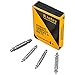 Kinley Stripped Screw Extractor Drill Bits to Easily Remove Damaged Screws and Bolts - Made with Extra Strength HSS 4341 Alloy - 62-65hrc Hardness Rating