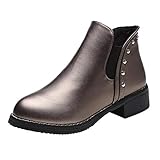 Sunshinehomely Women Rivets Flat Shoes Martain