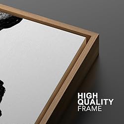 MUDECOR Framed Canvas Print Wall Art Set Black and