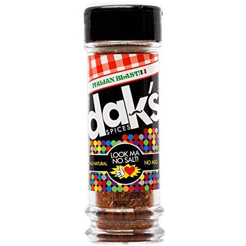 DAK's Spices ITALIAN BLAST - Italian salt free seasoning with a kick. A delicious blend of Italian herbs with a kick of…