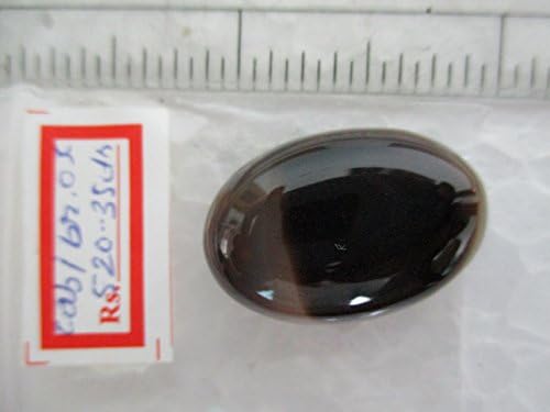 Chocolate Brown Onyx Precious Oval Cabs Brown ( 1 Piece ) Stock Clearence Sale