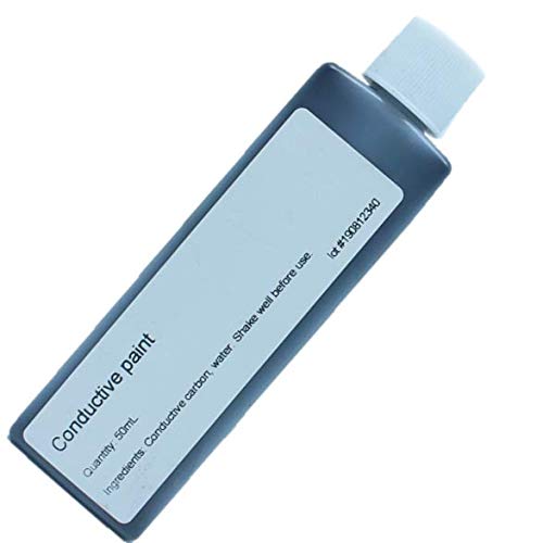 Liquiwire Electrically Conductive Paint 50ml, Water-Based Carbon Coating for Guitar Shielding PCB & Remote Control Repair