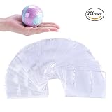 200 pcs Quality 6 x 4 inch Fiery Youth Shrink Wrap Bags For Bath Bomb Handmade Soaps and DIY Small Crafts