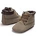 Voberry Toddler Baby Boy's Leather Sneaker Shoes Lace up Snow Boots Warm (0~6Month, Brown)