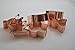 Miniature Chess Pieces Copper Cookie Cutter Set