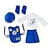 Emily Rose 14 Inch Fashion Doll Clothes - 5 PC Daisy Girl Scout Uniform Halloween Costume for 14