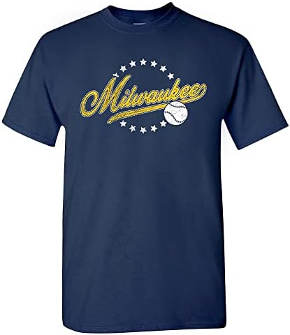 Leones de Yucatán Baseball Men's T-Shirt Crew Neck 100% Cotton